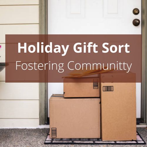 A Fostering Community Holiday Gift Sort