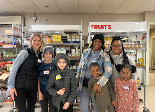 Serving Pantry Guests with Kinship Community Food Center