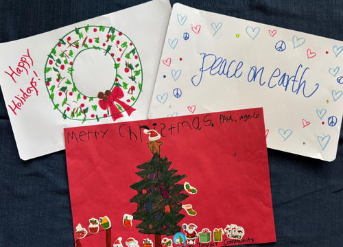 Decorate Holiday Placemats with Community Projects for Seniors