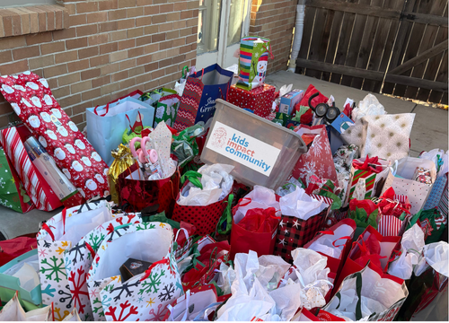 Holiday Gift Tags with Kids Impact Community