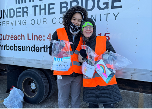MLK Project Series: Distribute Winter Hygiene Kits with Mr. Bob’s Under the Bridge
