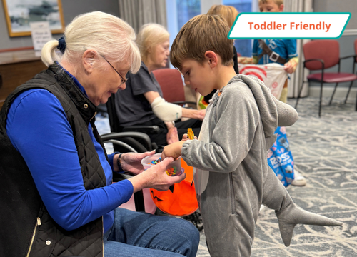 Trick-or-Treat with Grandfriends at Eastcastle Place